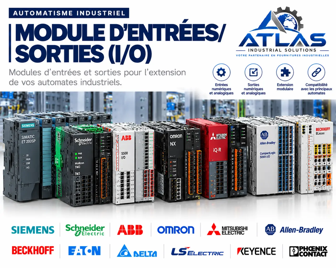 Module d'entrées/sorties